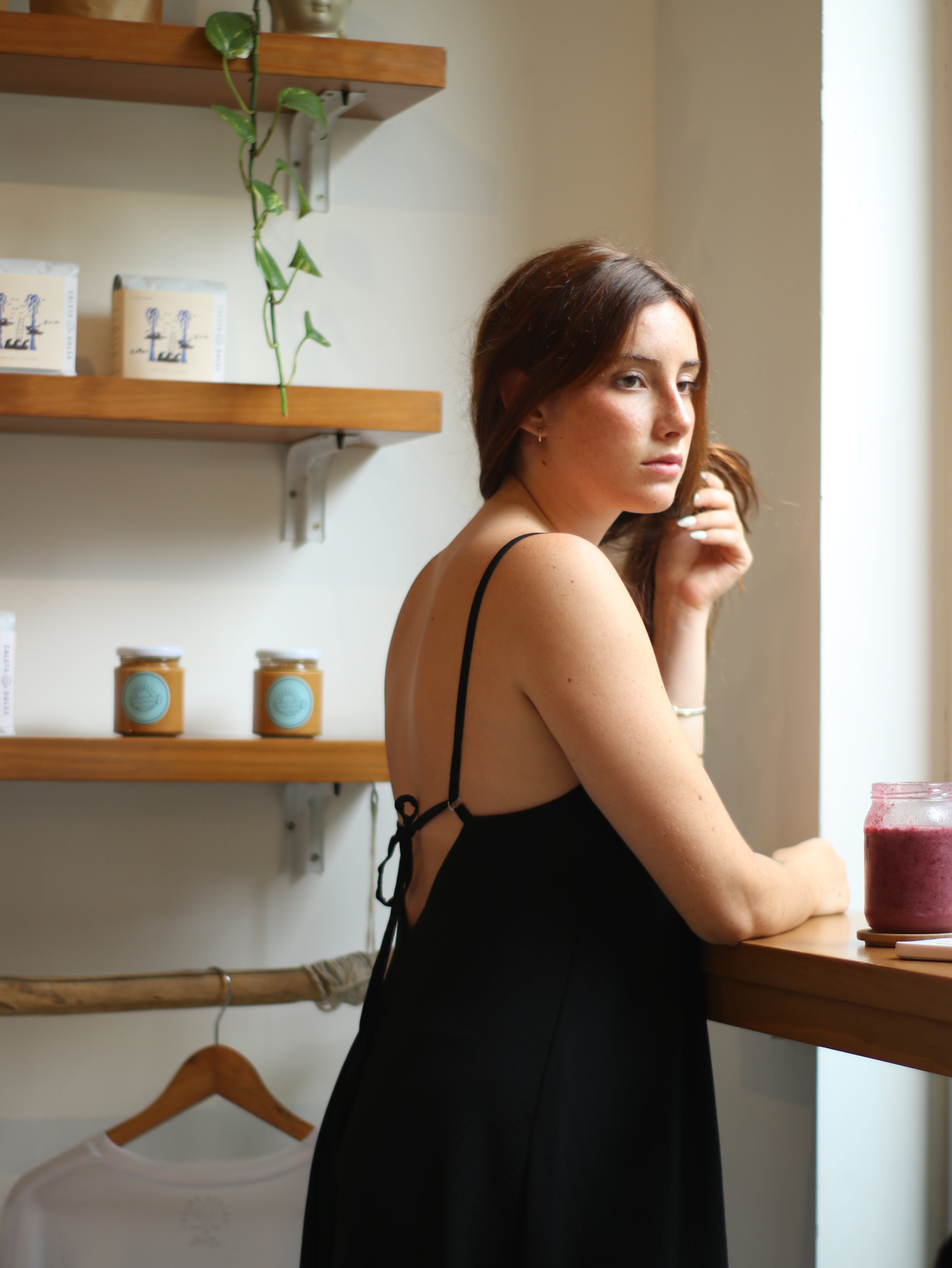 Vestido Sunset Largo Negro