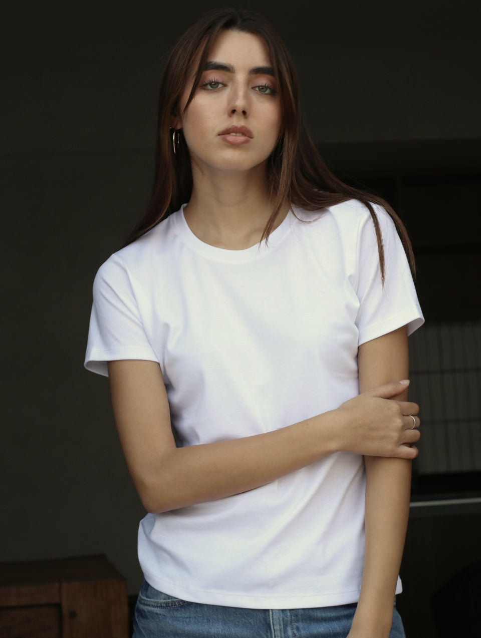 Camiseta Pima Blanca