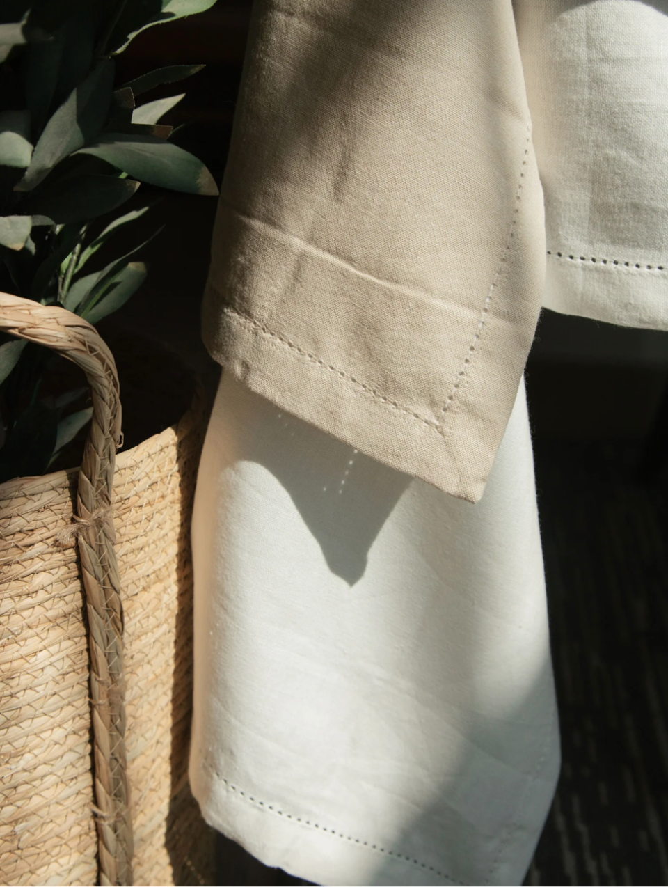 Mantel Beige 100% Algodón