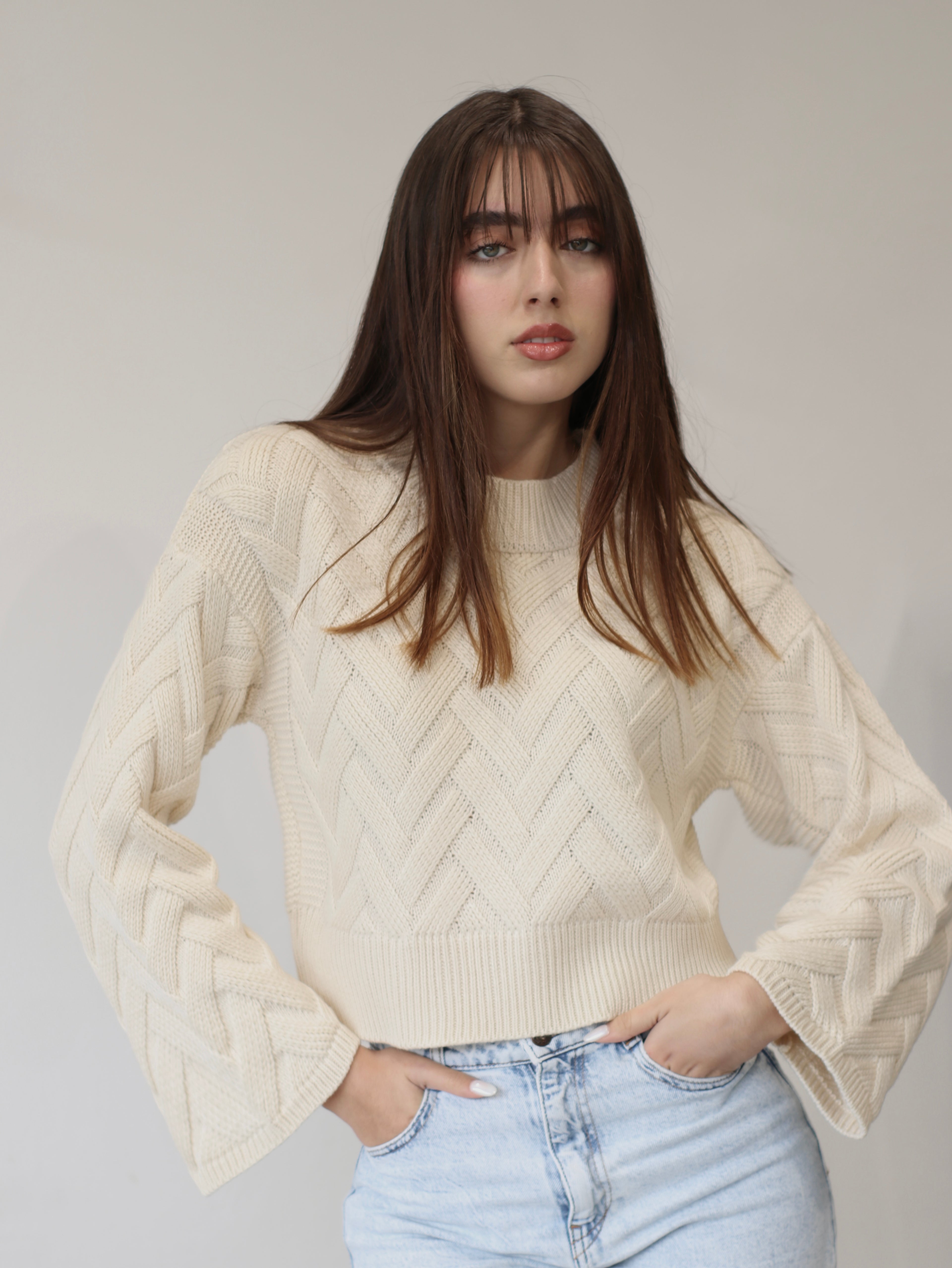 Chompa Acampanada - Frozen Dew