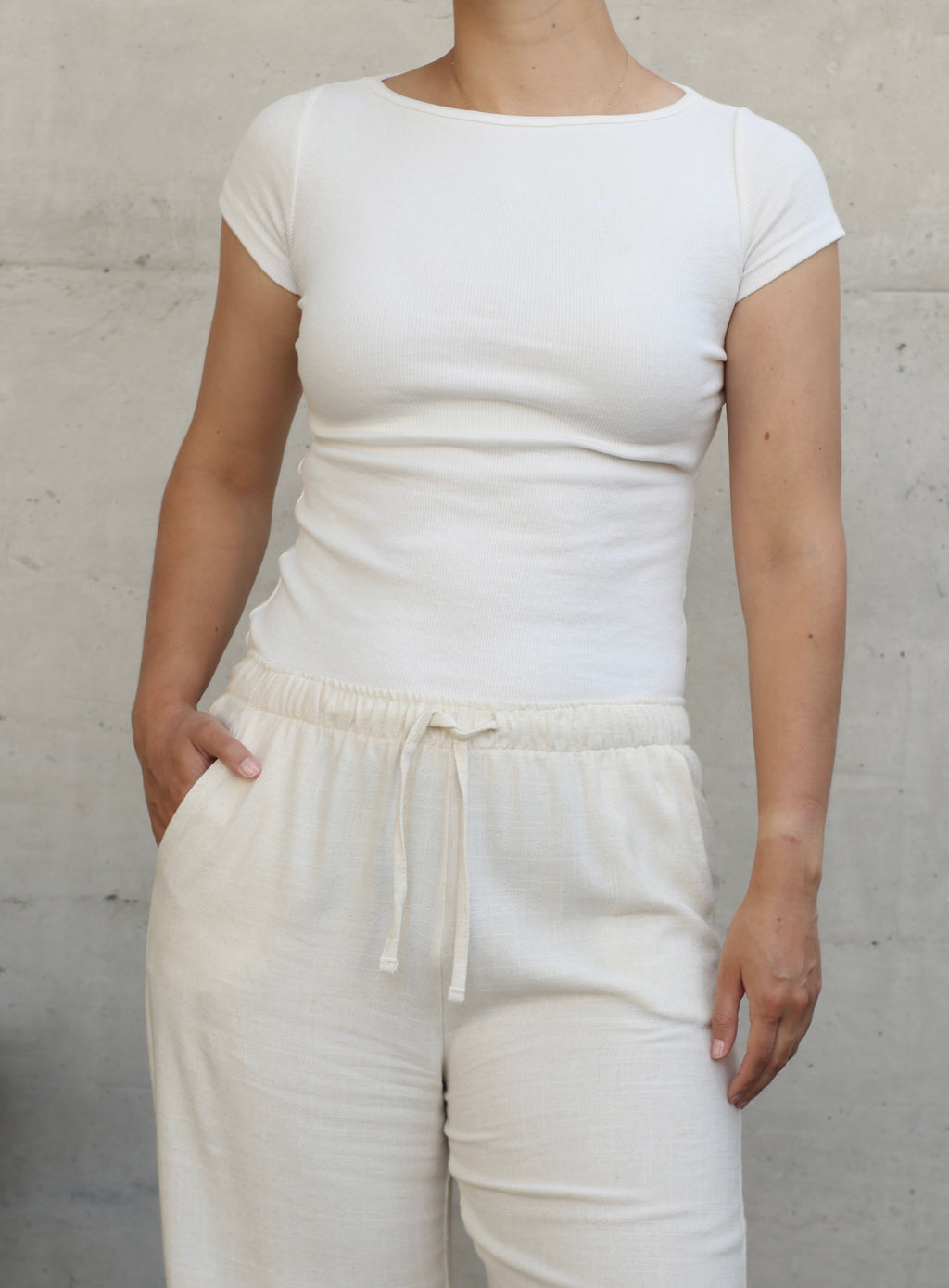 Pantalón de Lino - Frozen Dew