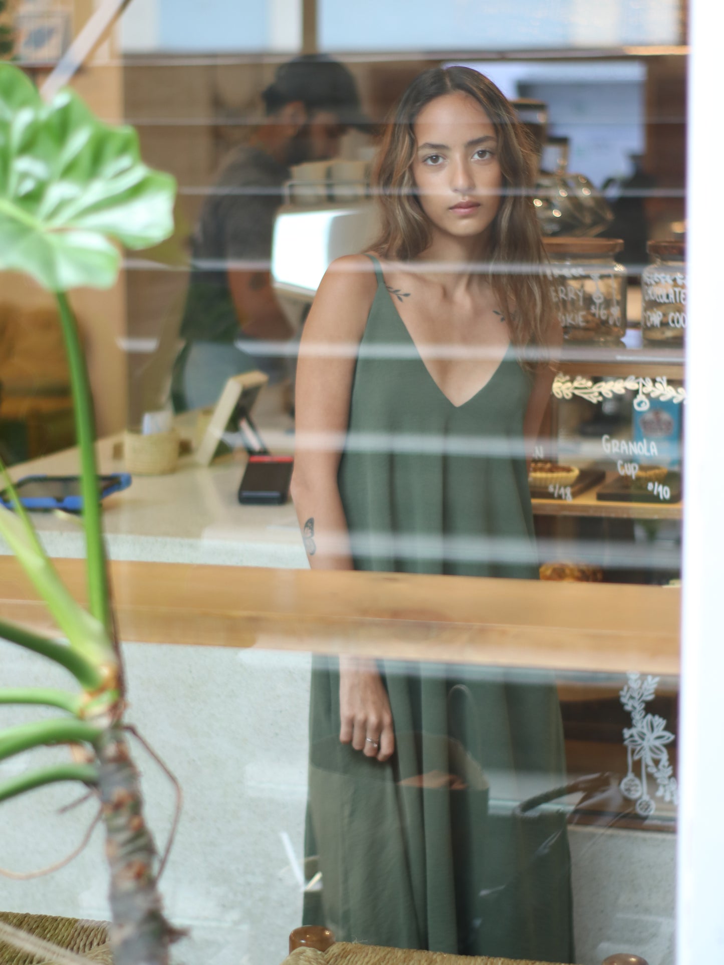 Vestido Sunset - Olive Green