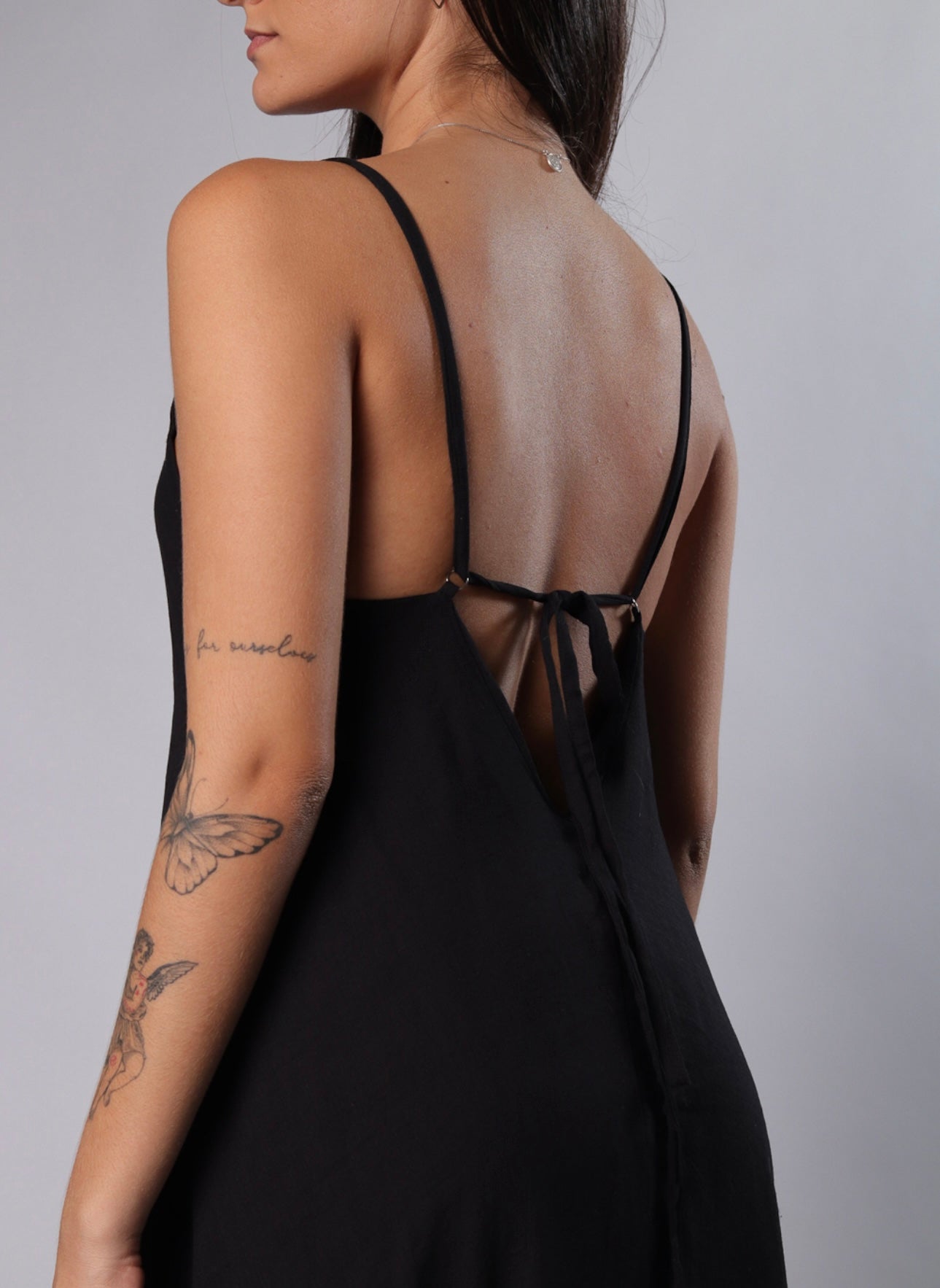 Vestido Sunset Largo Negro