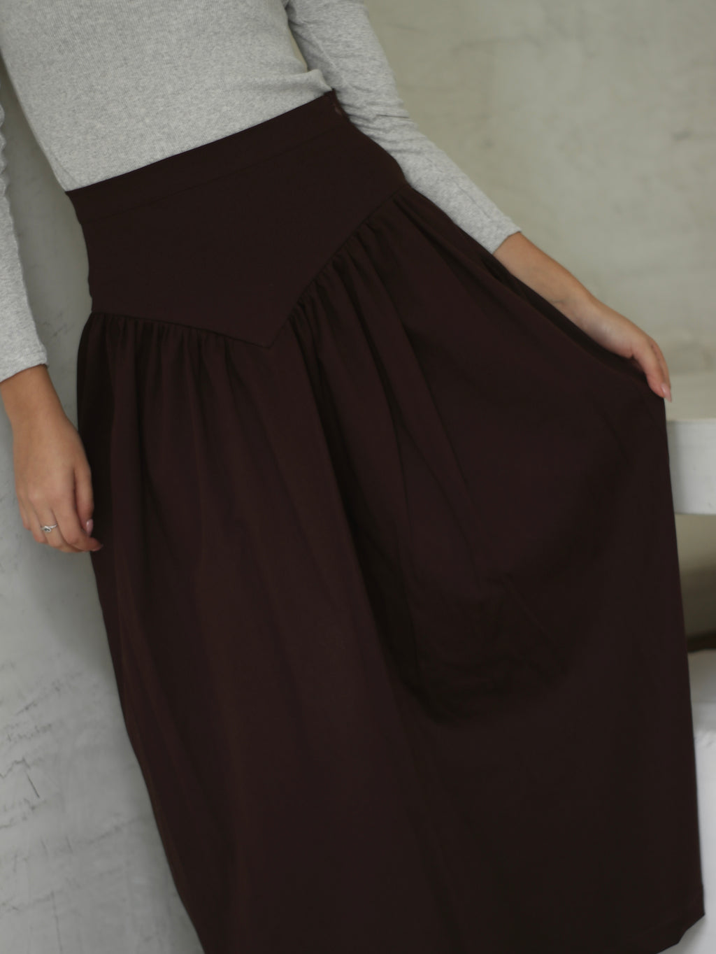 Falda Olivia - Chocolate