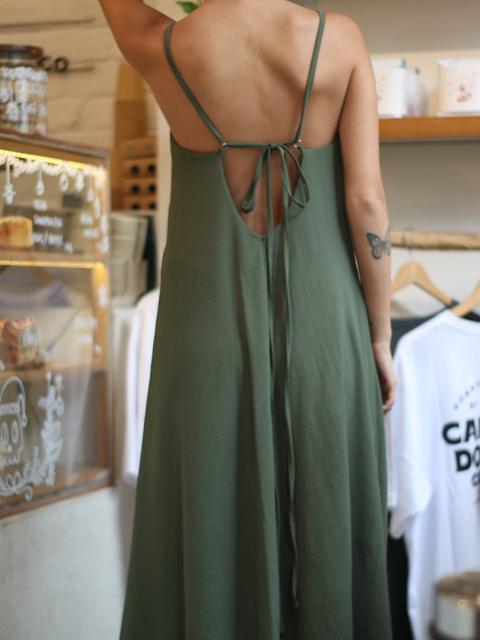 Vestido Sunset - Olive Green