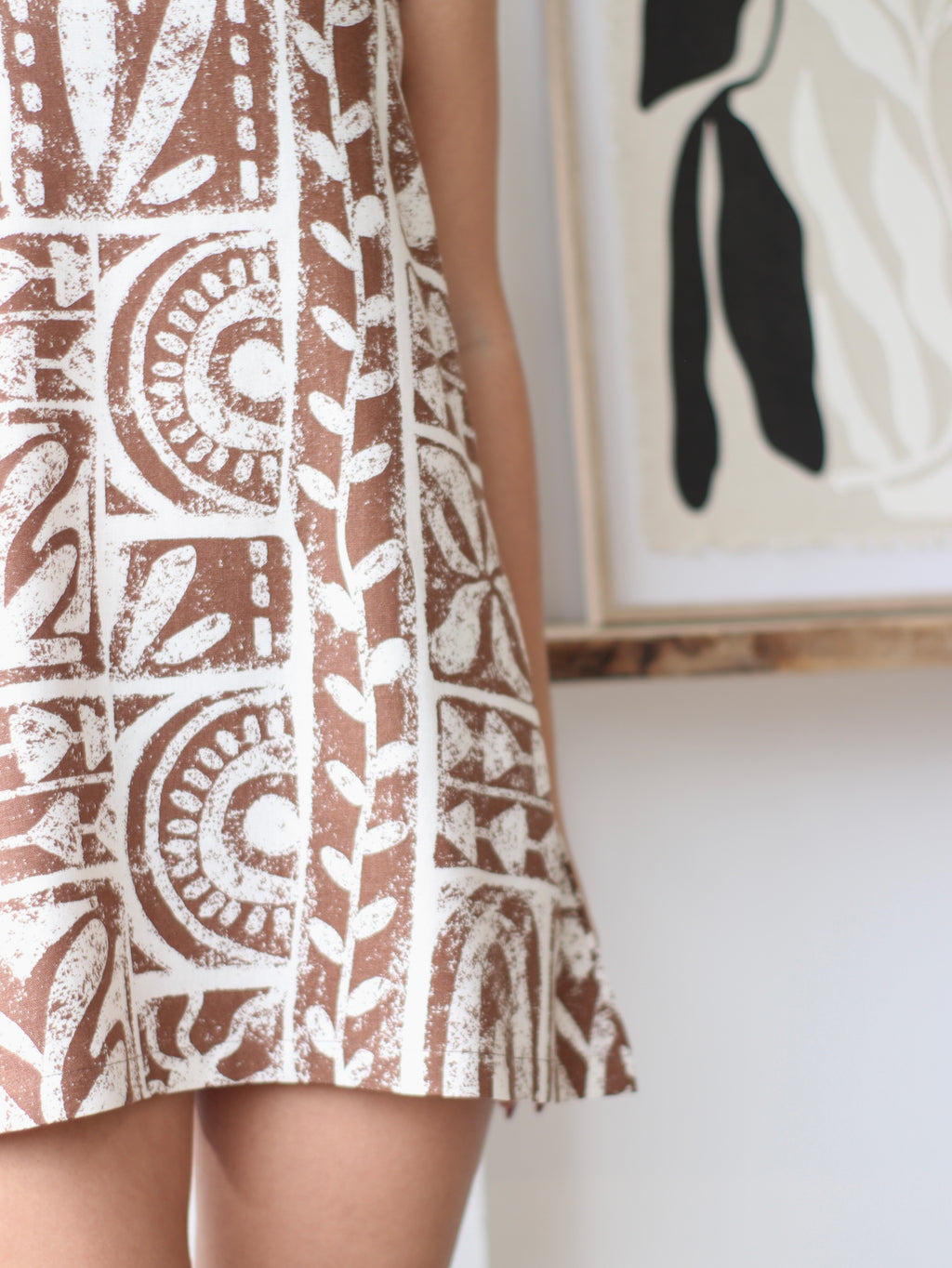 Vestido Lucrecia - Brown Square