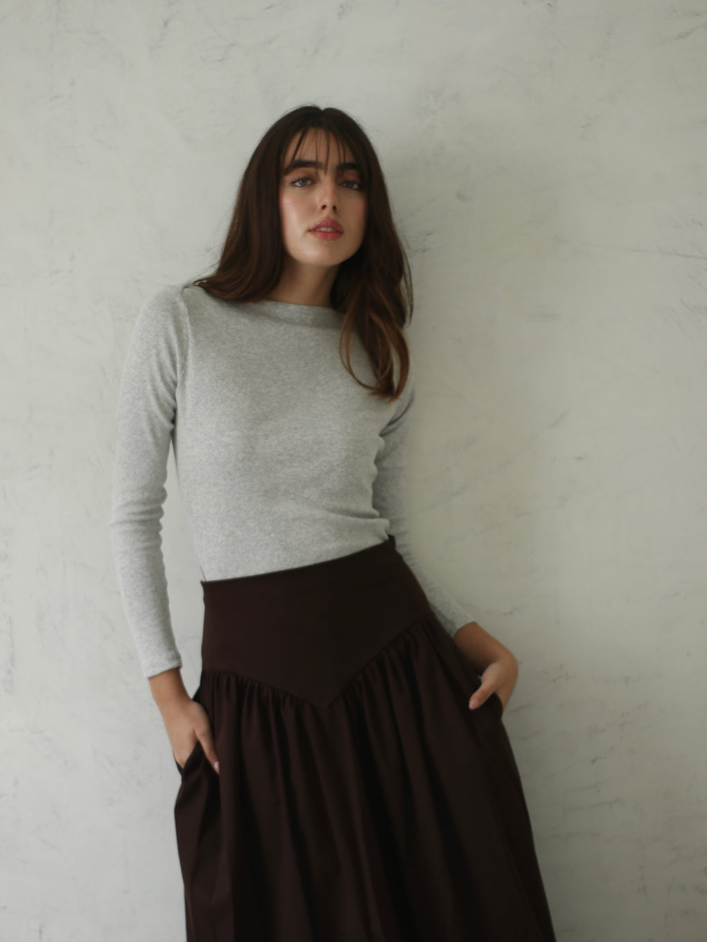 Falda Olivia - Chocolate