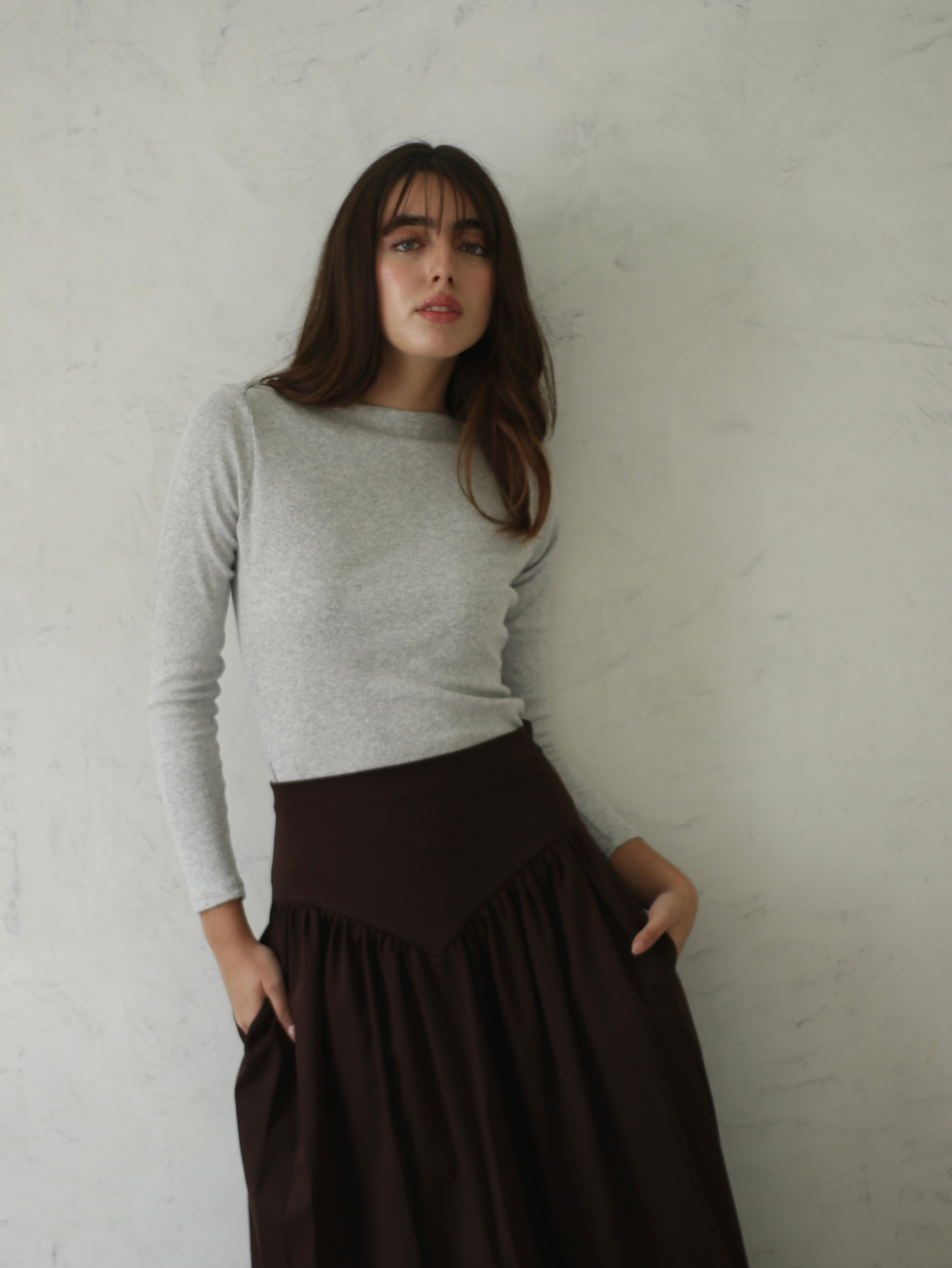 Falda Olivia - Chocolate