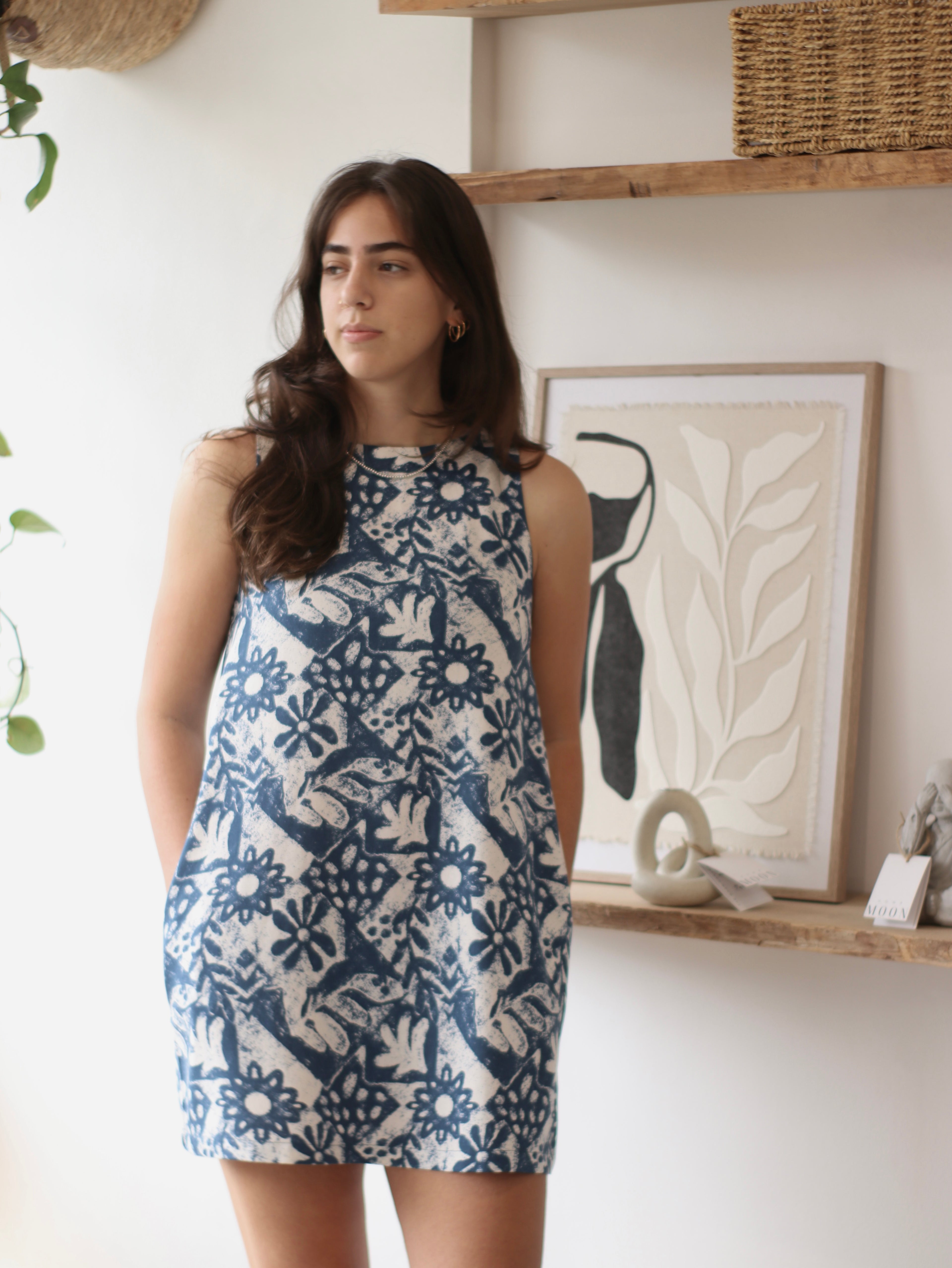 Vestido Lucrecia - Blue Summer
