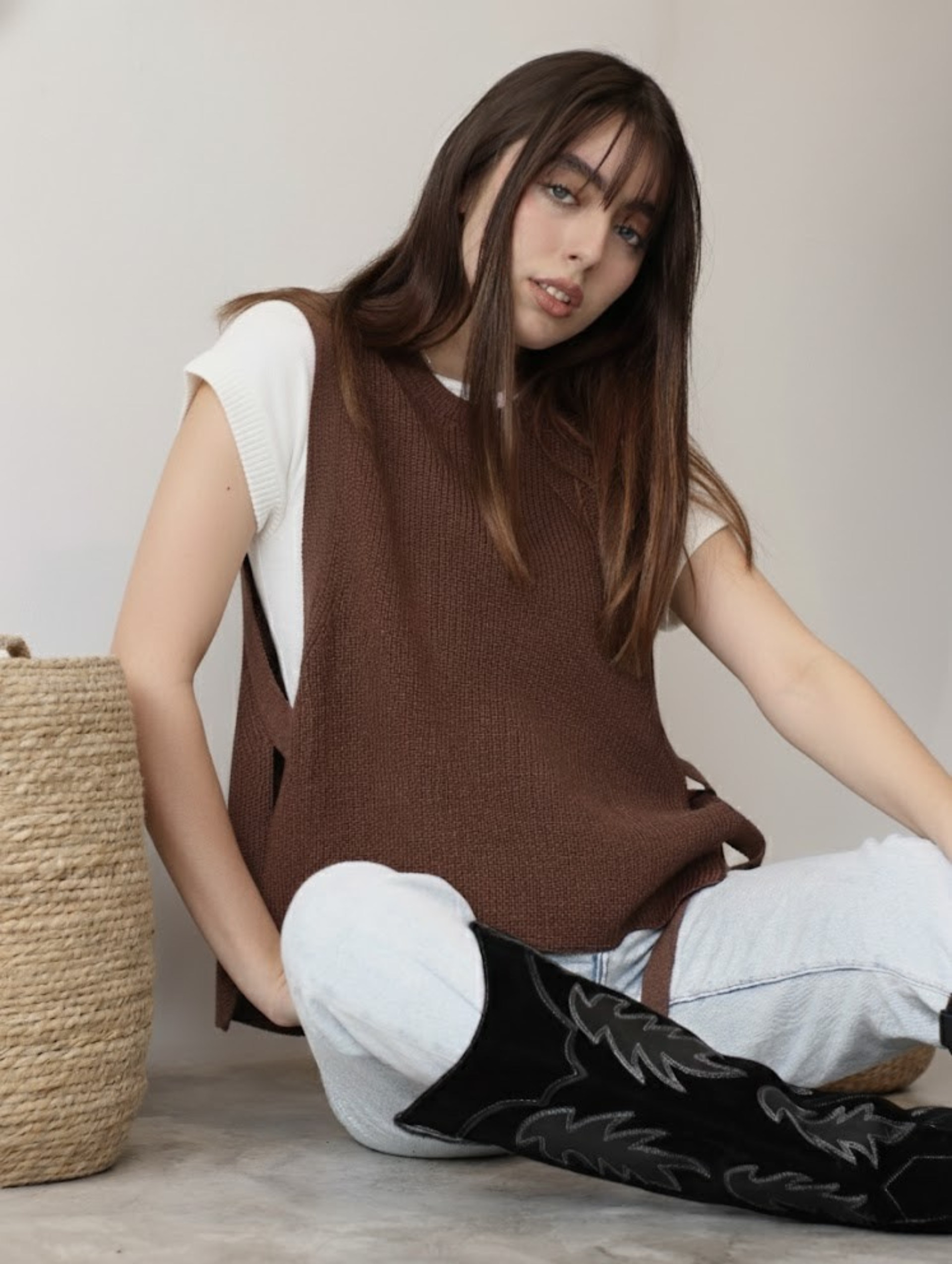 Chaleco Minimal - Chocolate