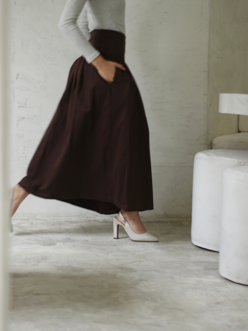 Falda Olivia - Chocolate