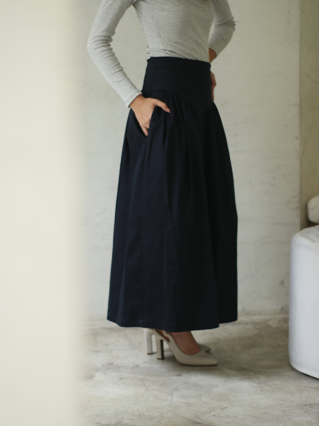 Falda Olivia - Navy Blue