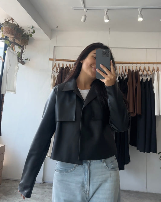 Jacket Leather - Black