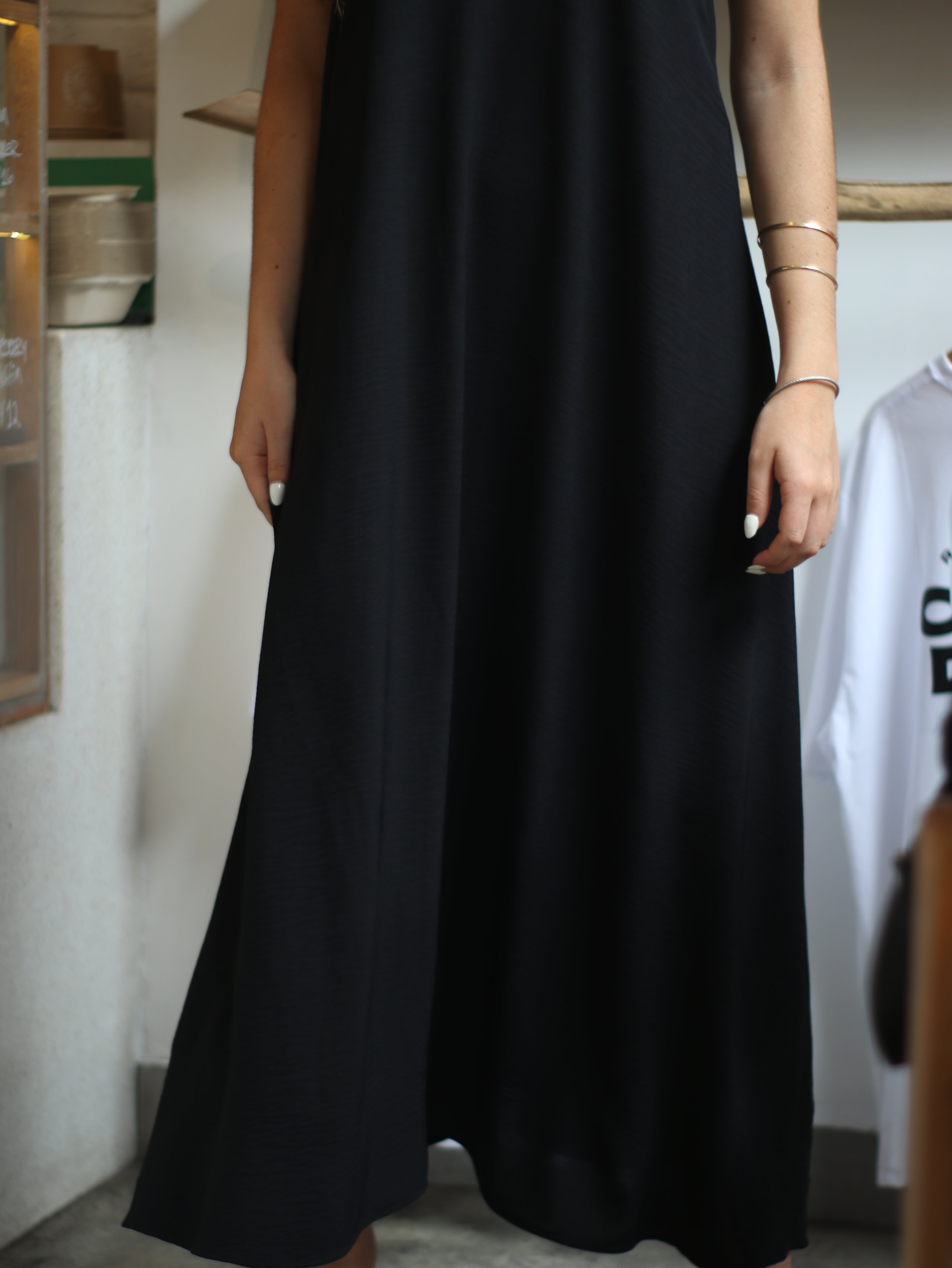 Vestido Sunset Largo Negro