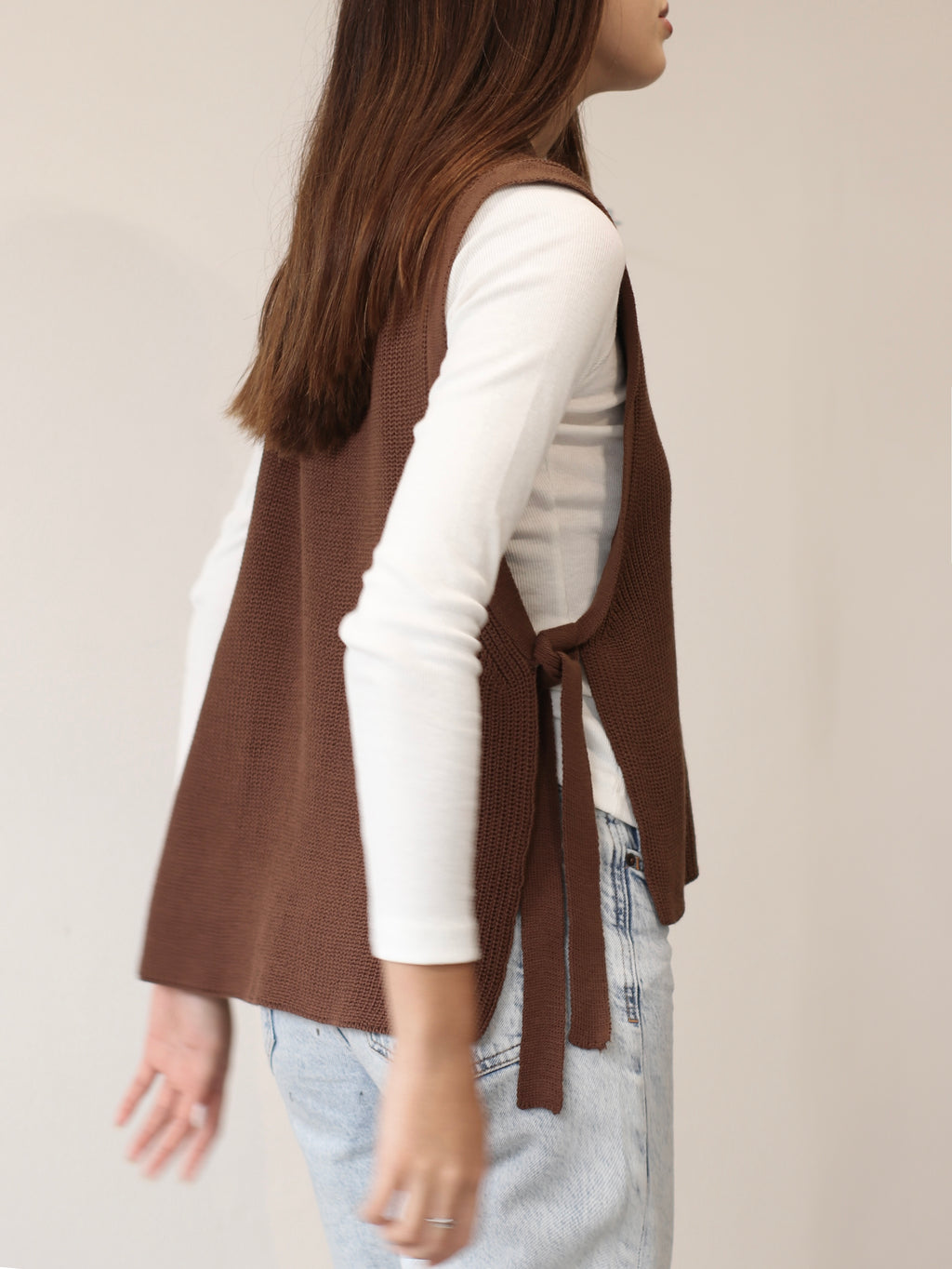 Chaleco Minimal - Chocolate