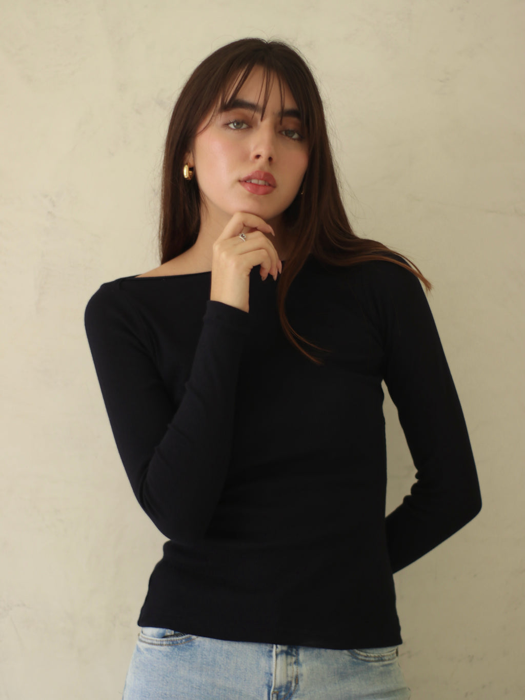 Polo Acanalado - Navy Blue