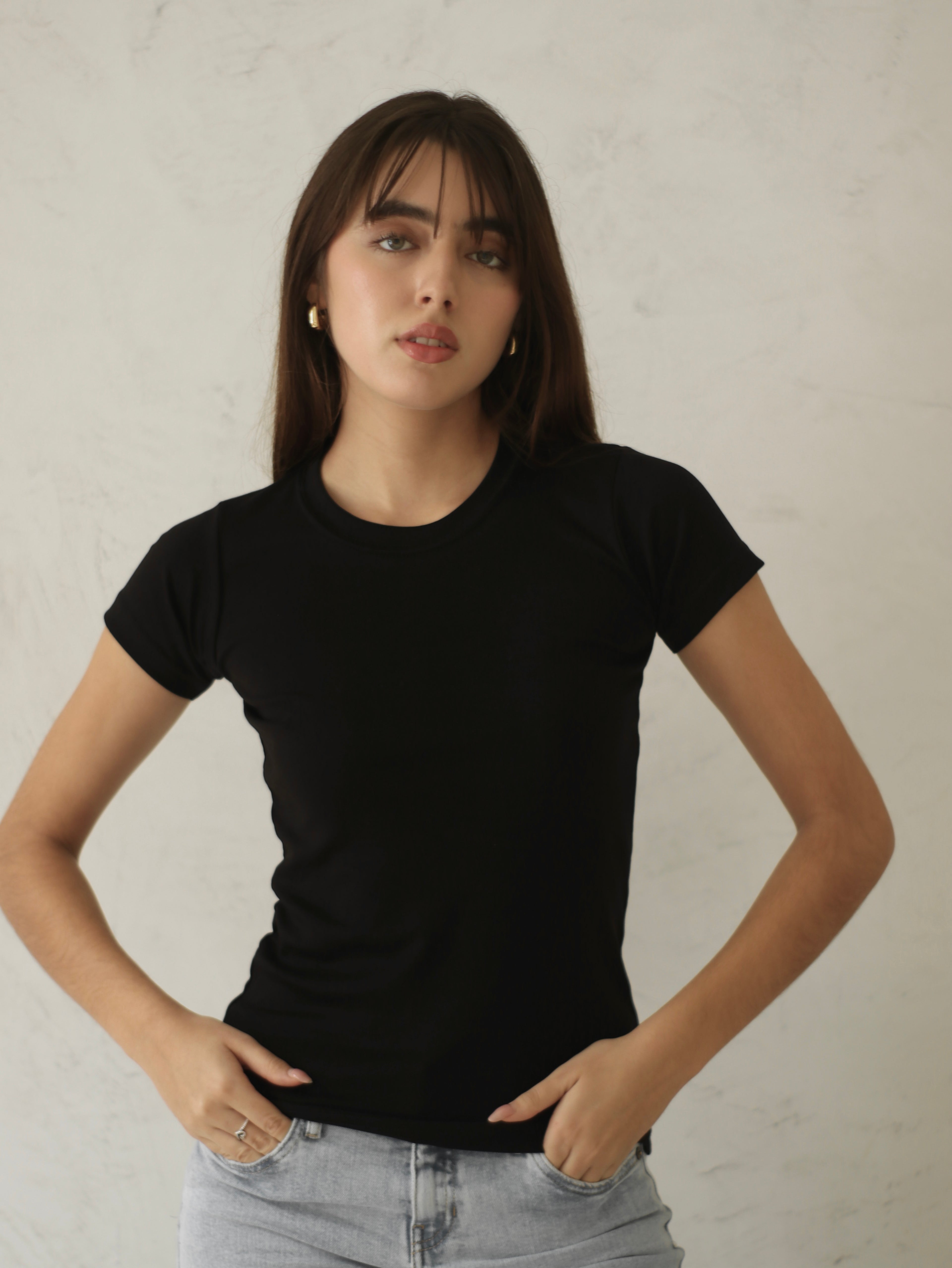 Camiseta Pima- Black