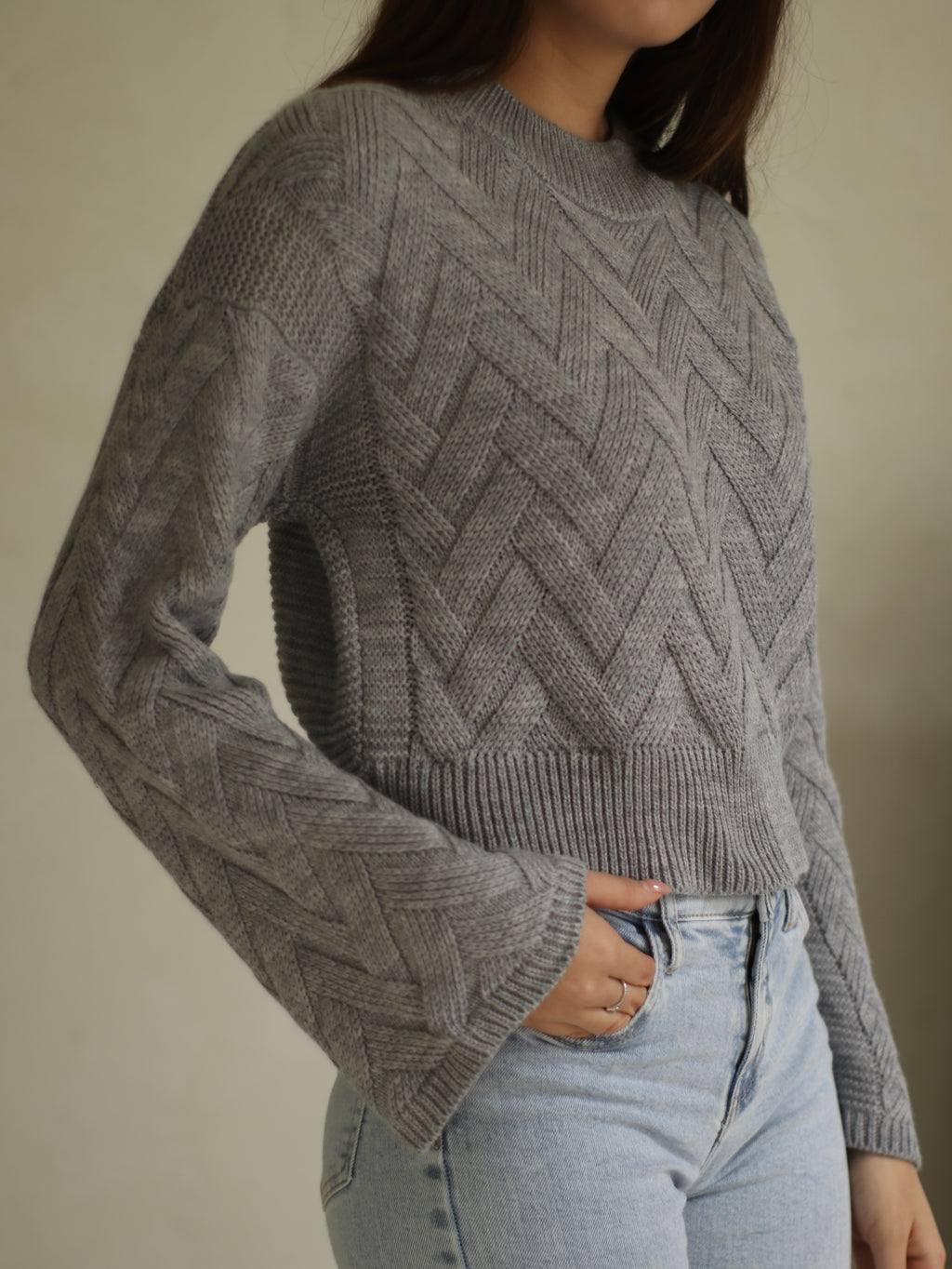 Chompa Acampanada - Silver