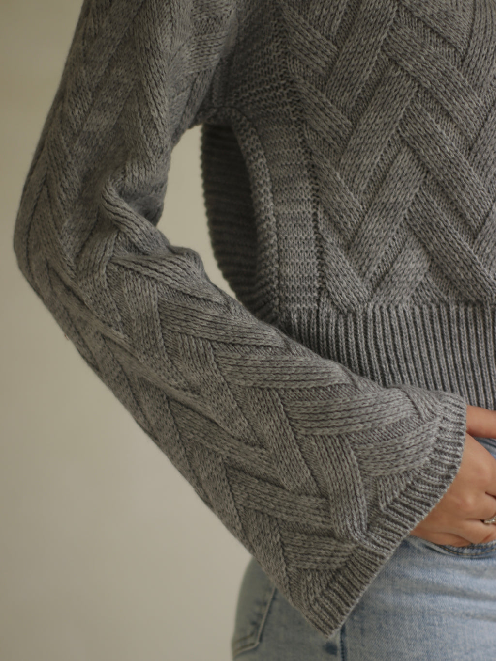 Chompa Acampanada - Silver