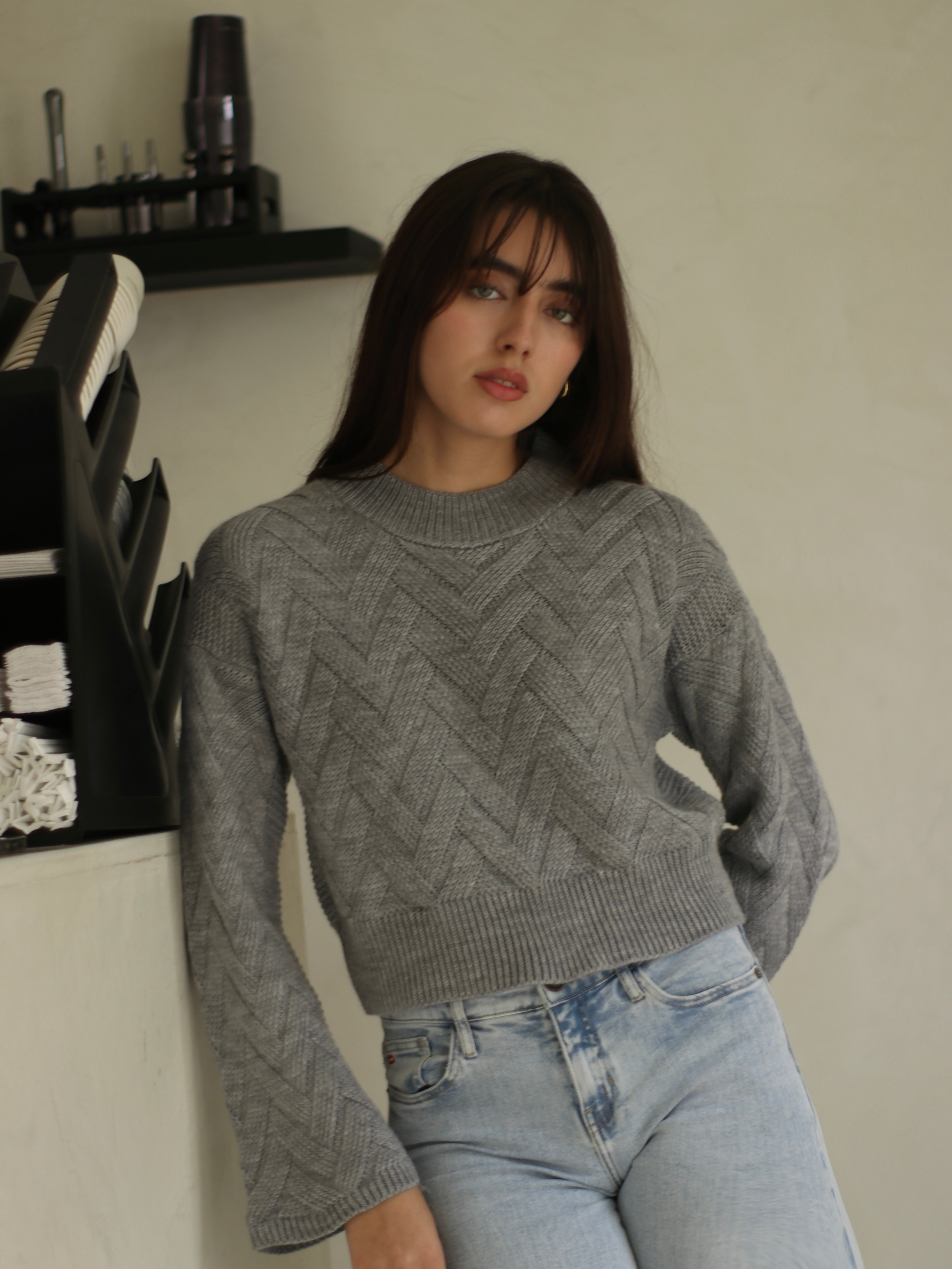 Chompa Acampanada - Silver