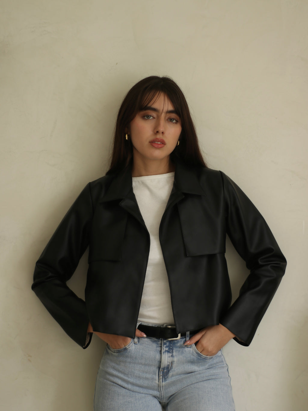 Jacket Leather - Black