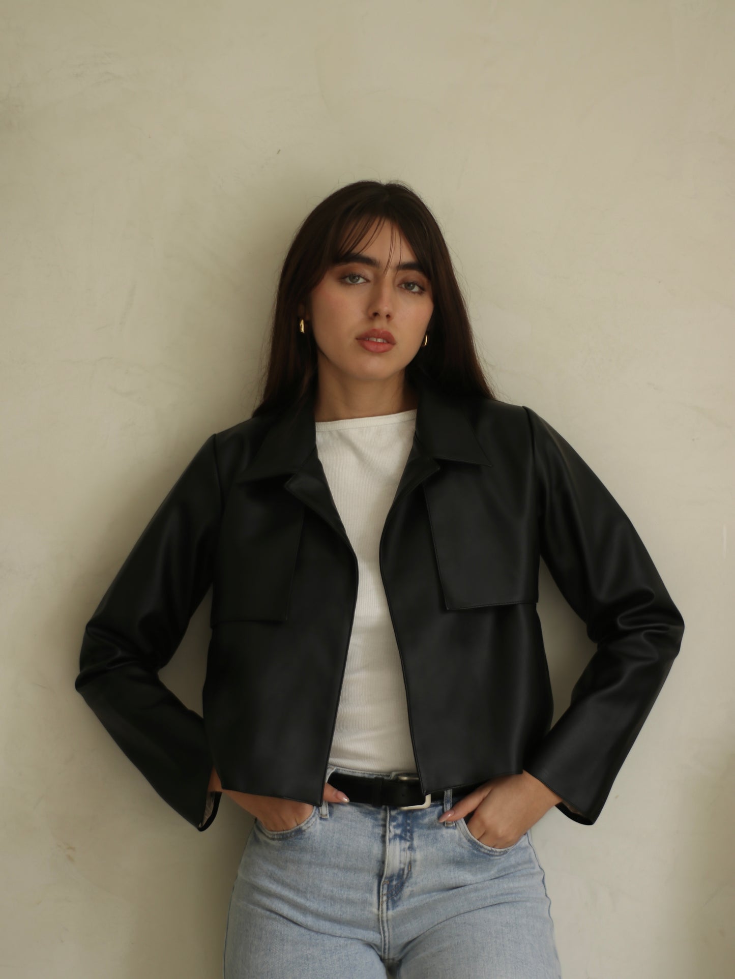 Jacket Leather - Black