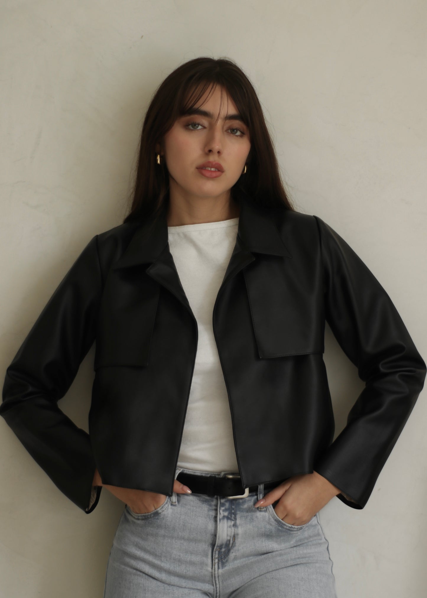 Jacket Leather - Black