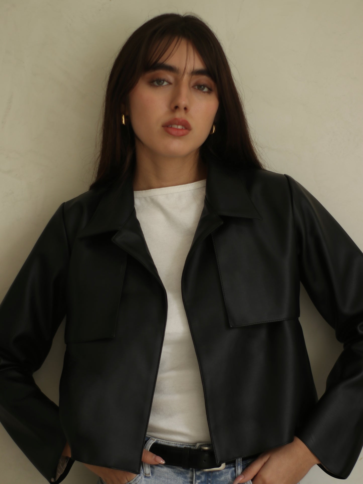 Jacket Leather - Black