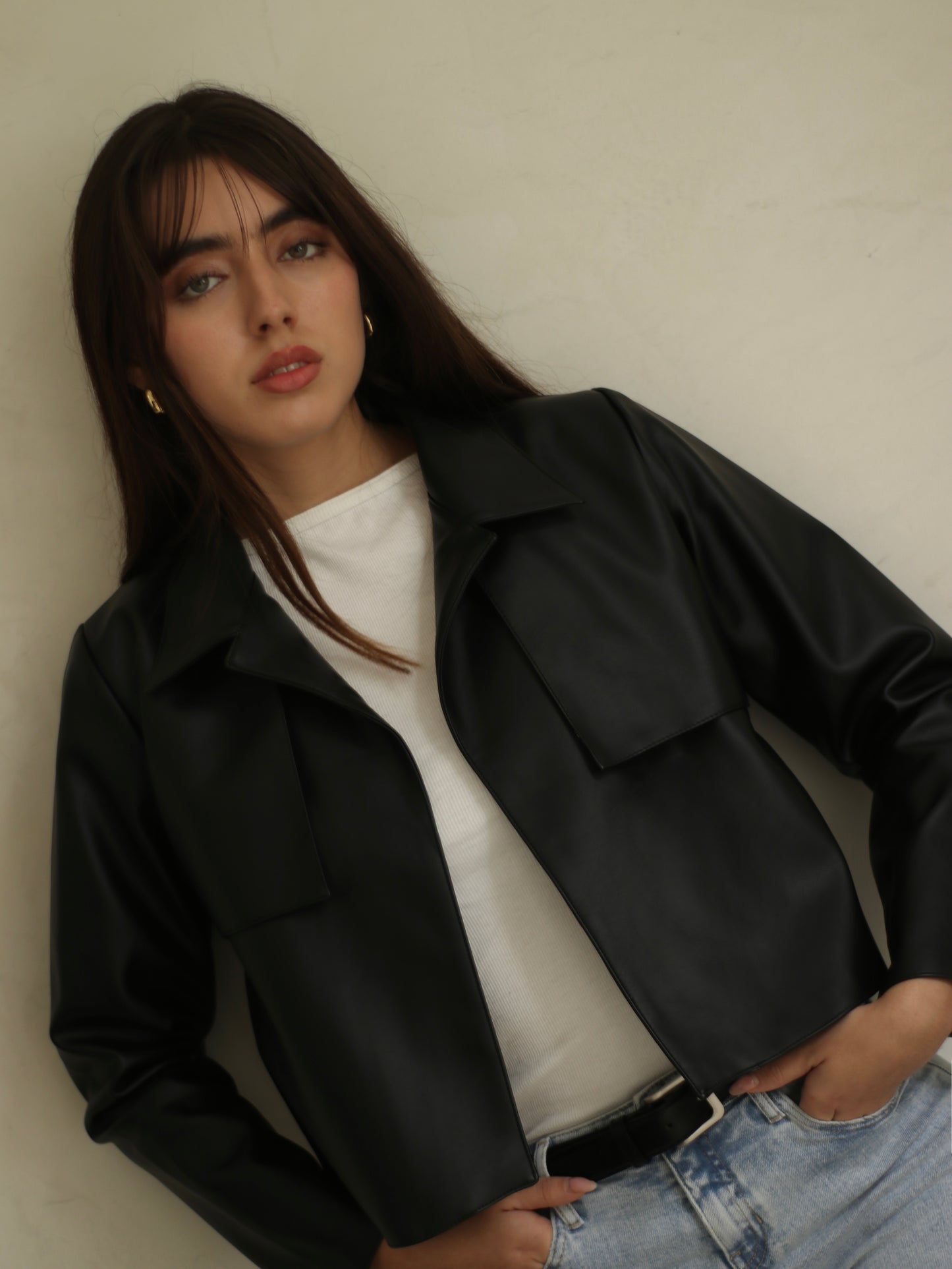 Jacket Leather - Black