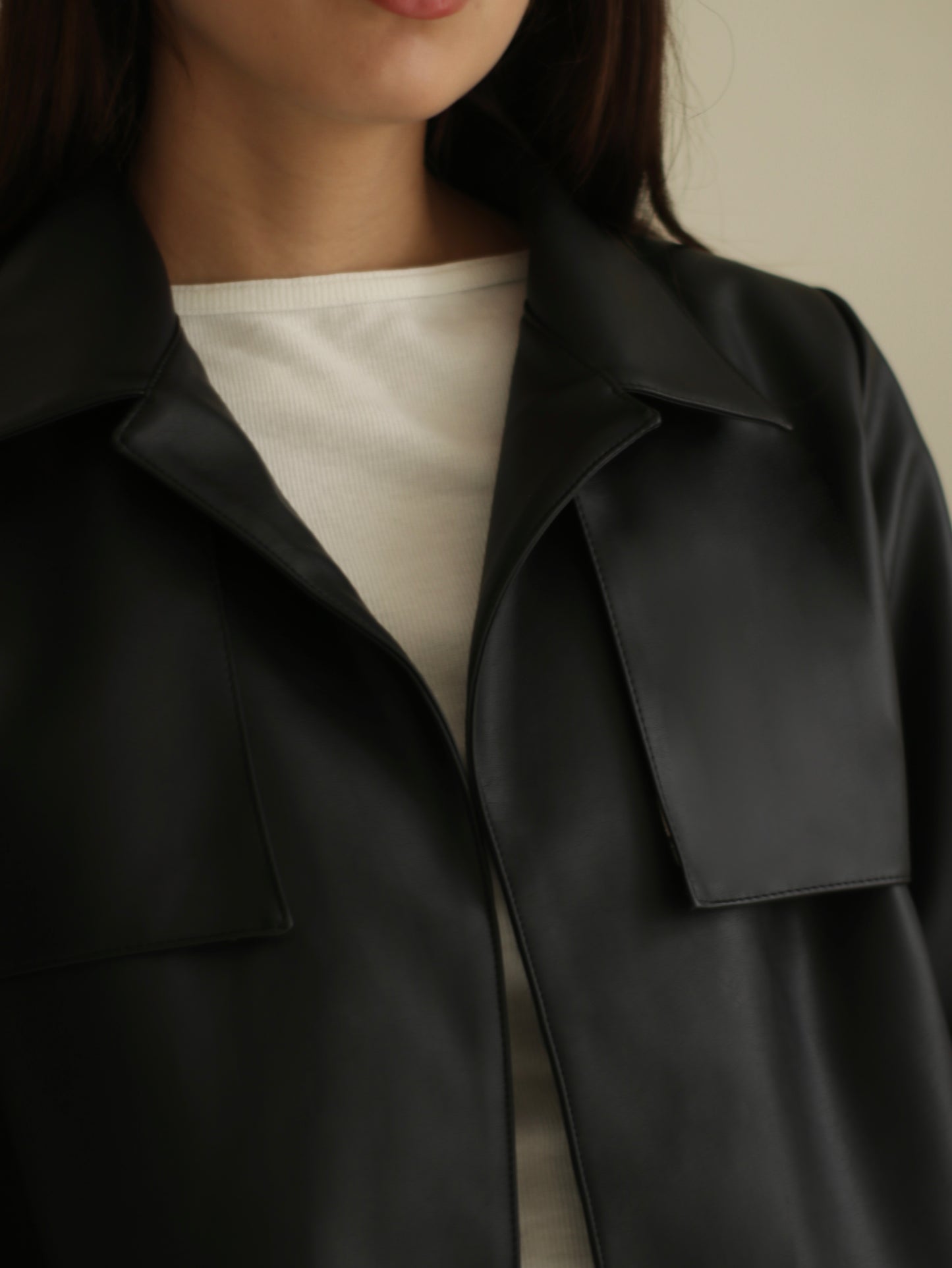 Jacket Leather - Black