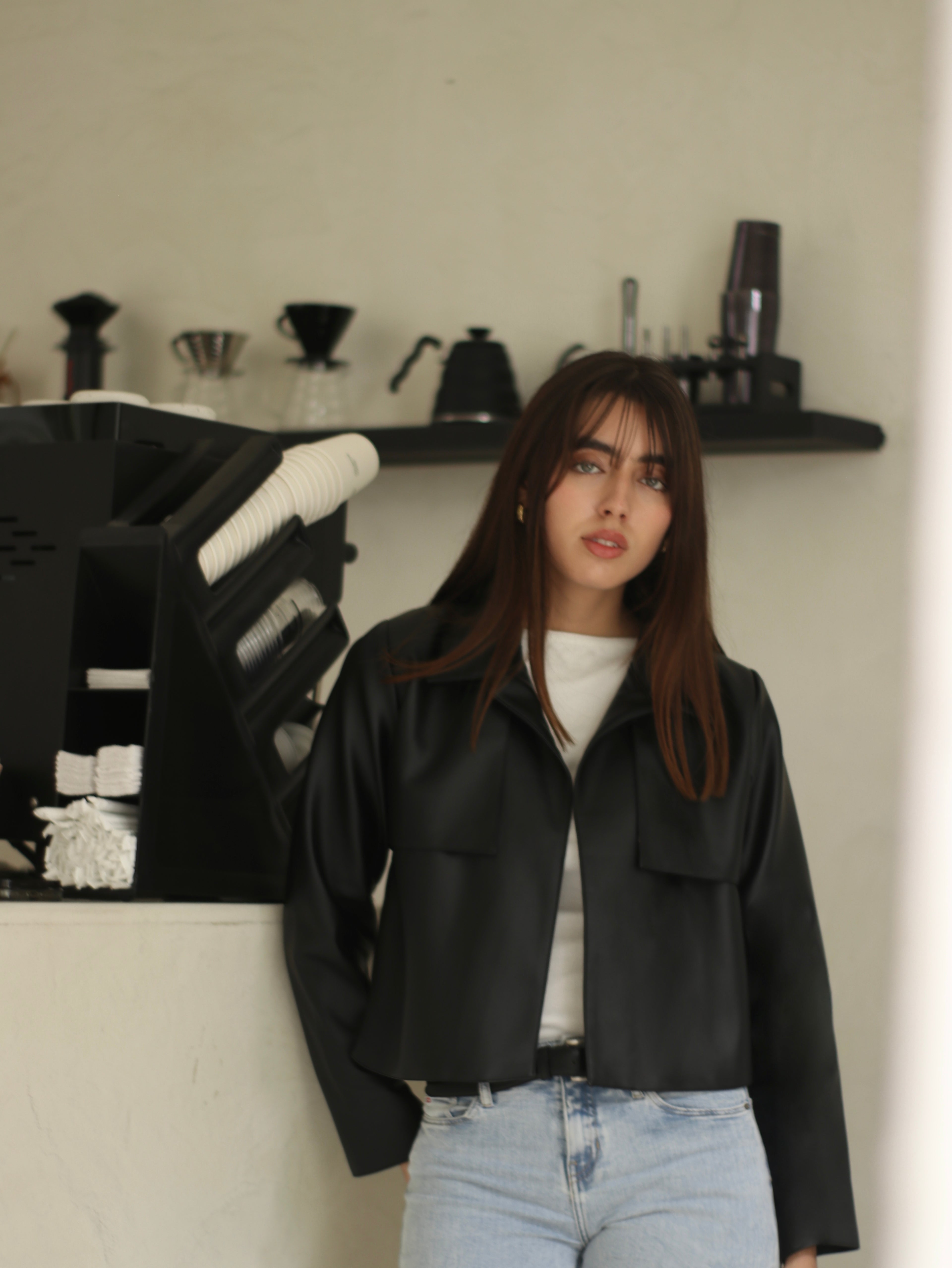 Jacket Leather - Black