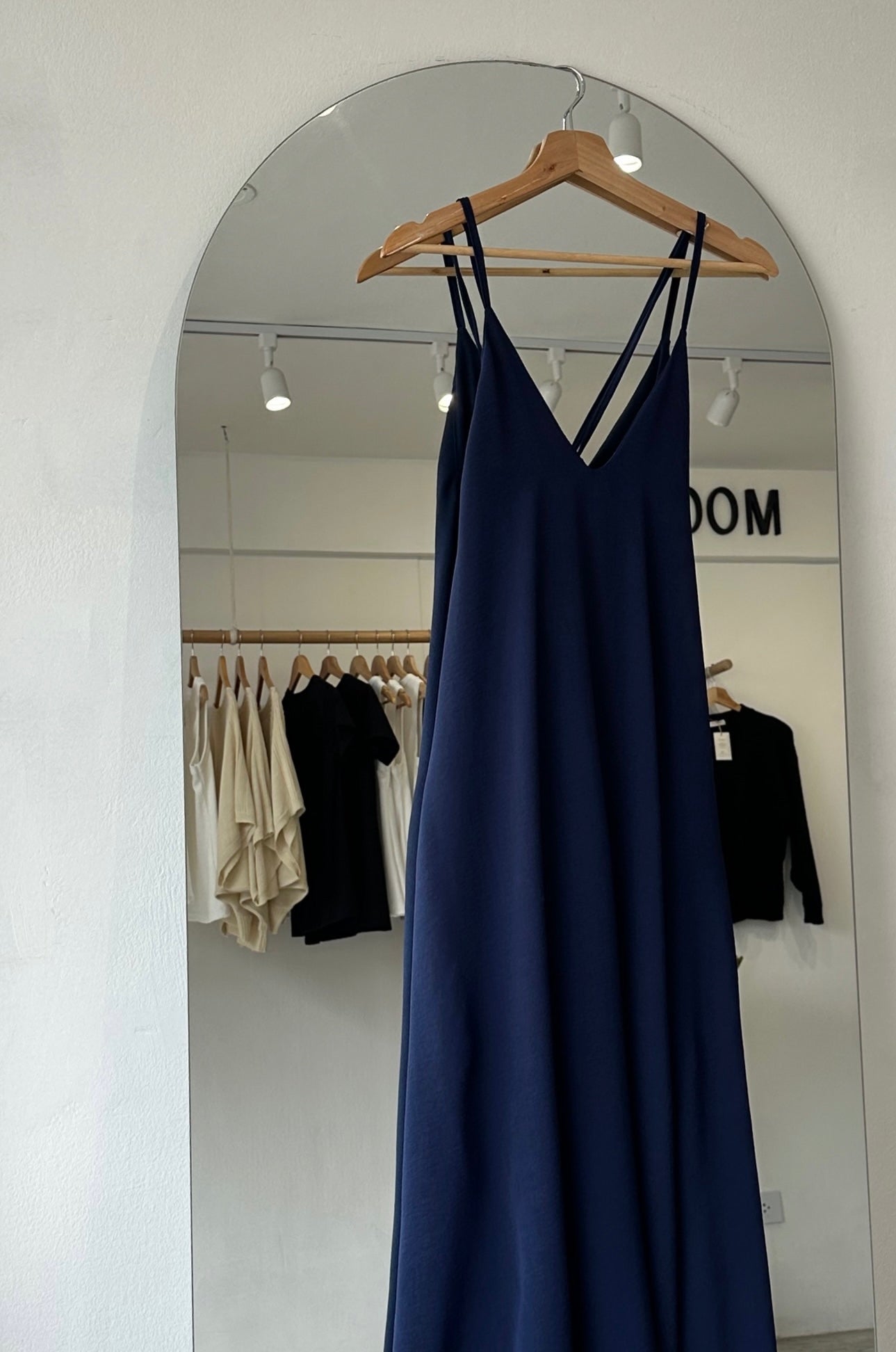 Vestido Sunset Largo Azul Noche